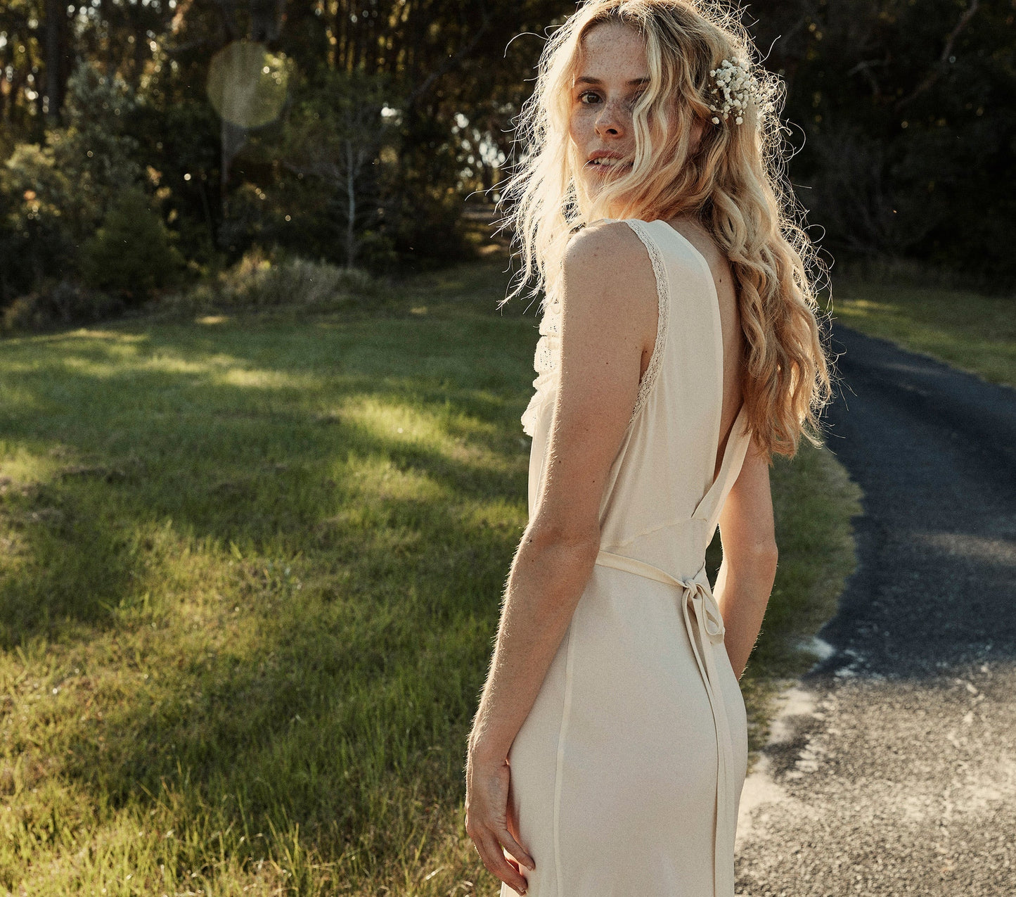 HMD -- VALENCIA DRESS -- NUTMILK