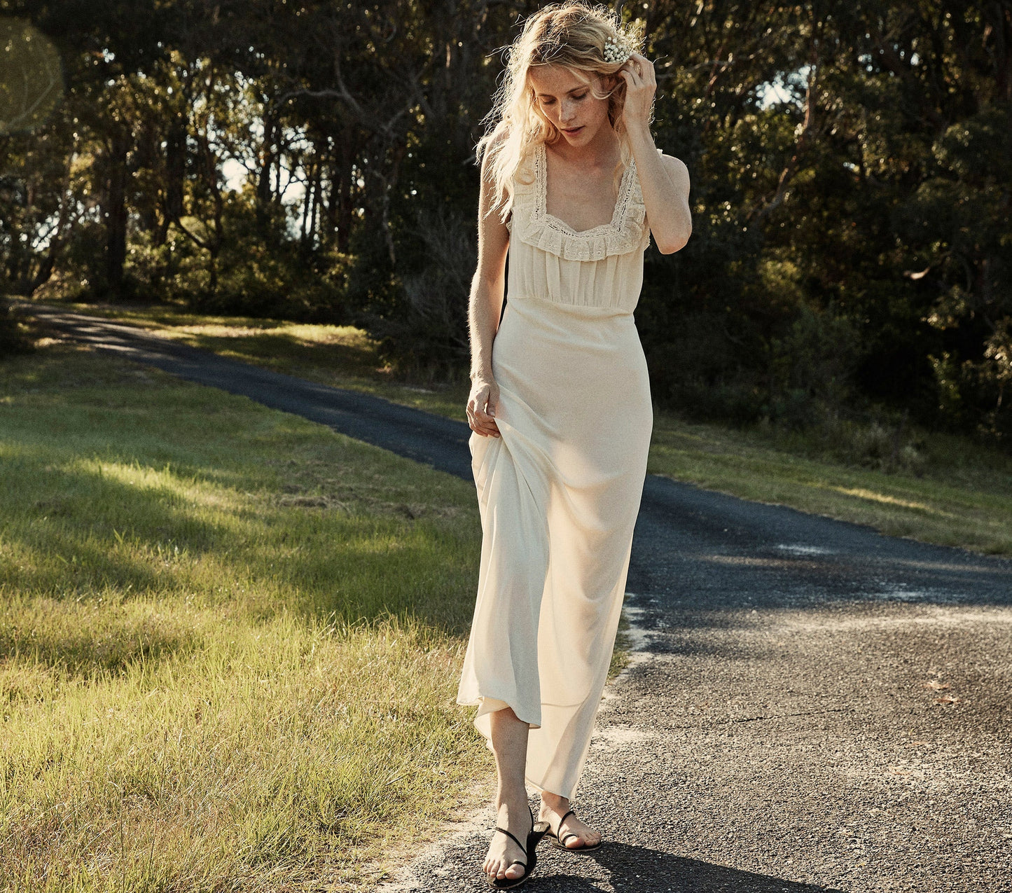 HMD -- VALENCIA DRESS -- NUTMILK