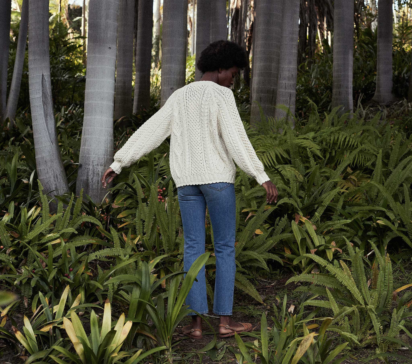 HMD -- ABRIL CARDIGAN SWEATER -- ANTIQUE PEARL