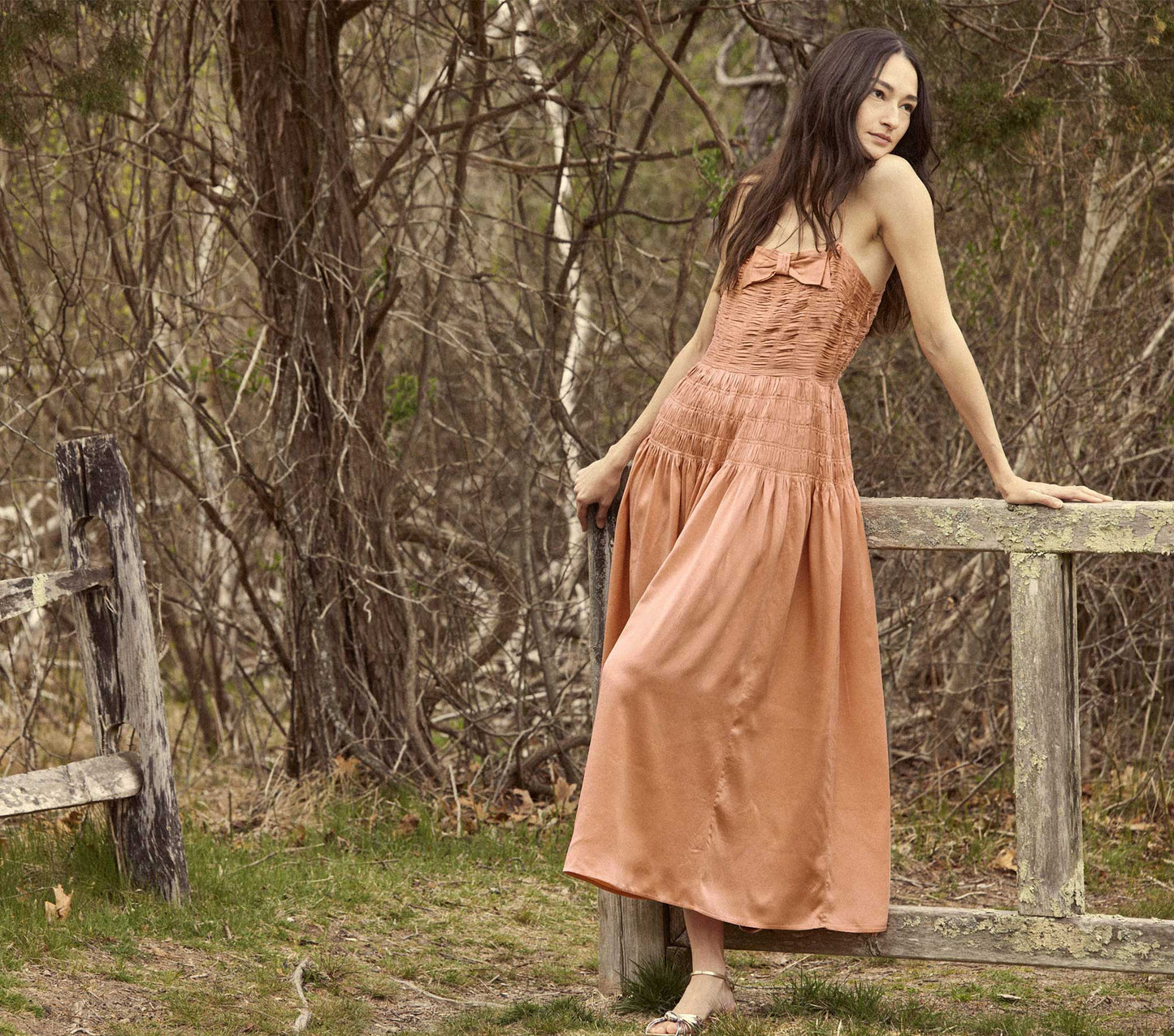 HMD -- AMBROSIA DRESS -- PAPAYA