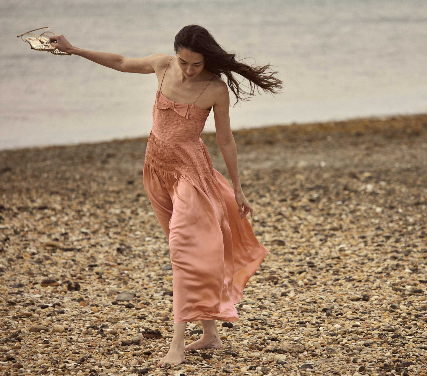 HMD -- AMBROSIA DRESS -- PAPAYA