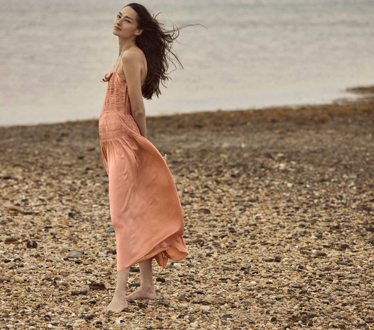 HMD -- AMBROSIA DRESS -- PAPAYA