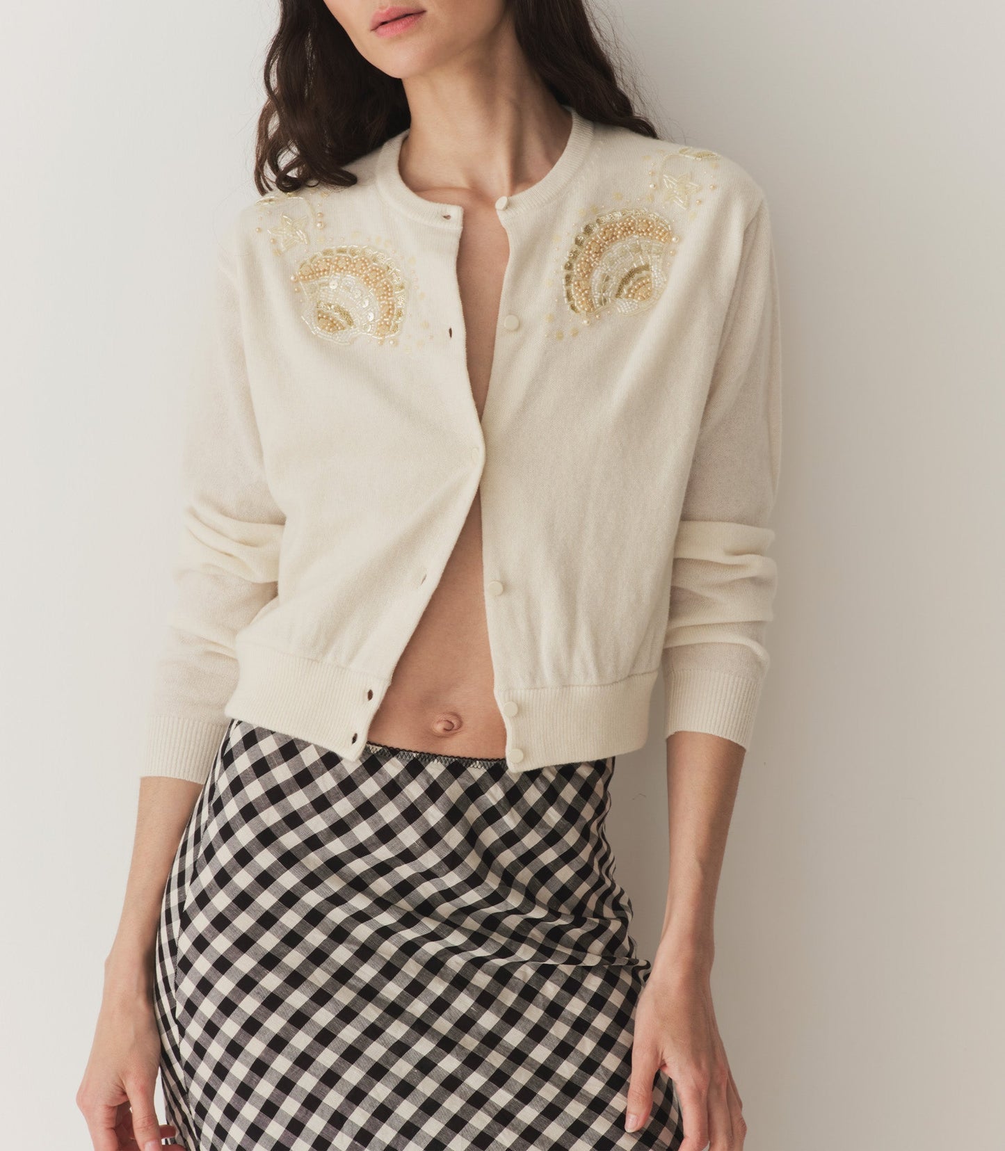HMD -- ANDRINA CARDIGAN -- EGGSHELL