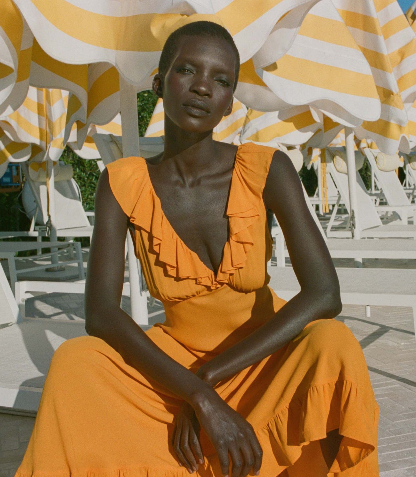 HMD -- ARLEEN DRESS -- NASTURTIUM ORANGE