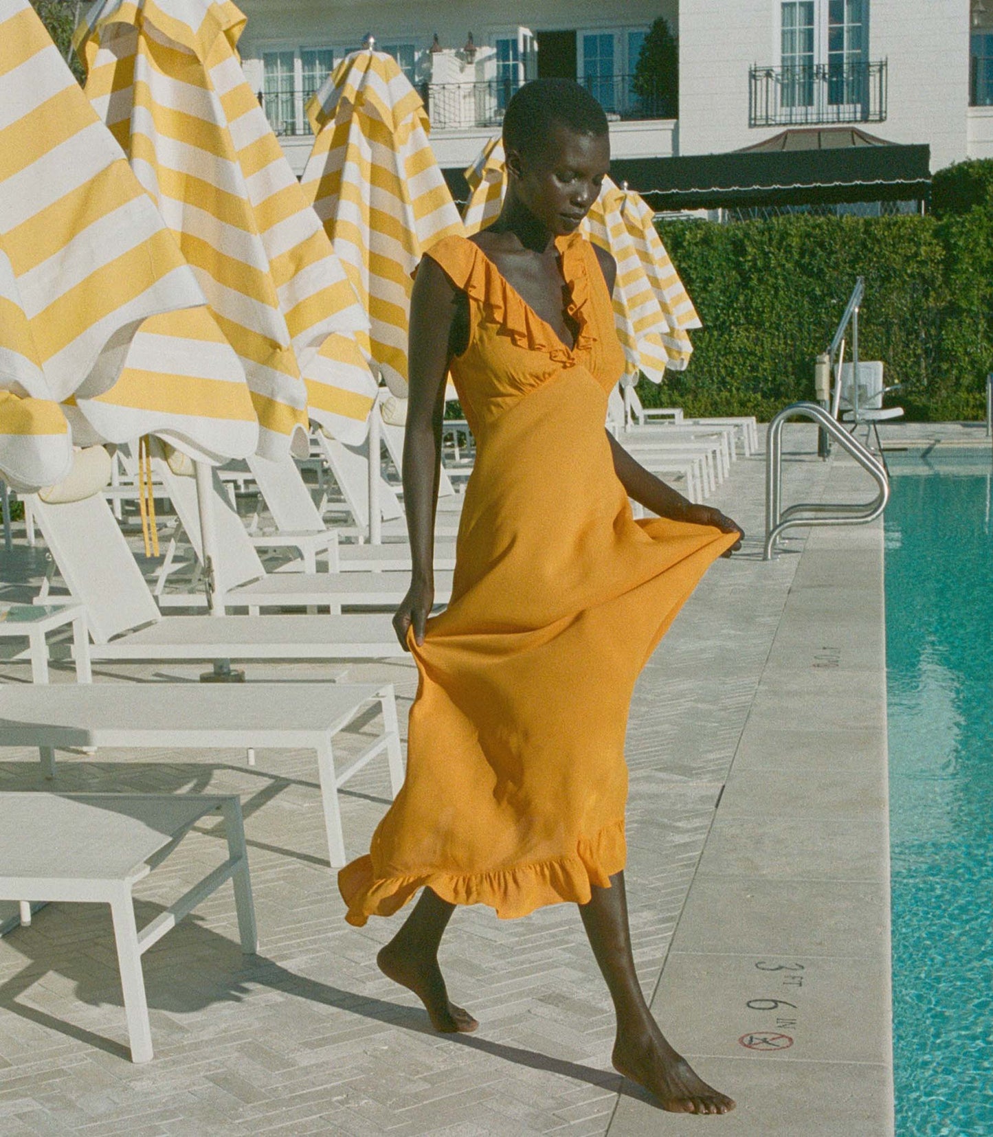 HMD -- ARLEEN DRESS -- NASTURTIUM ORANGE