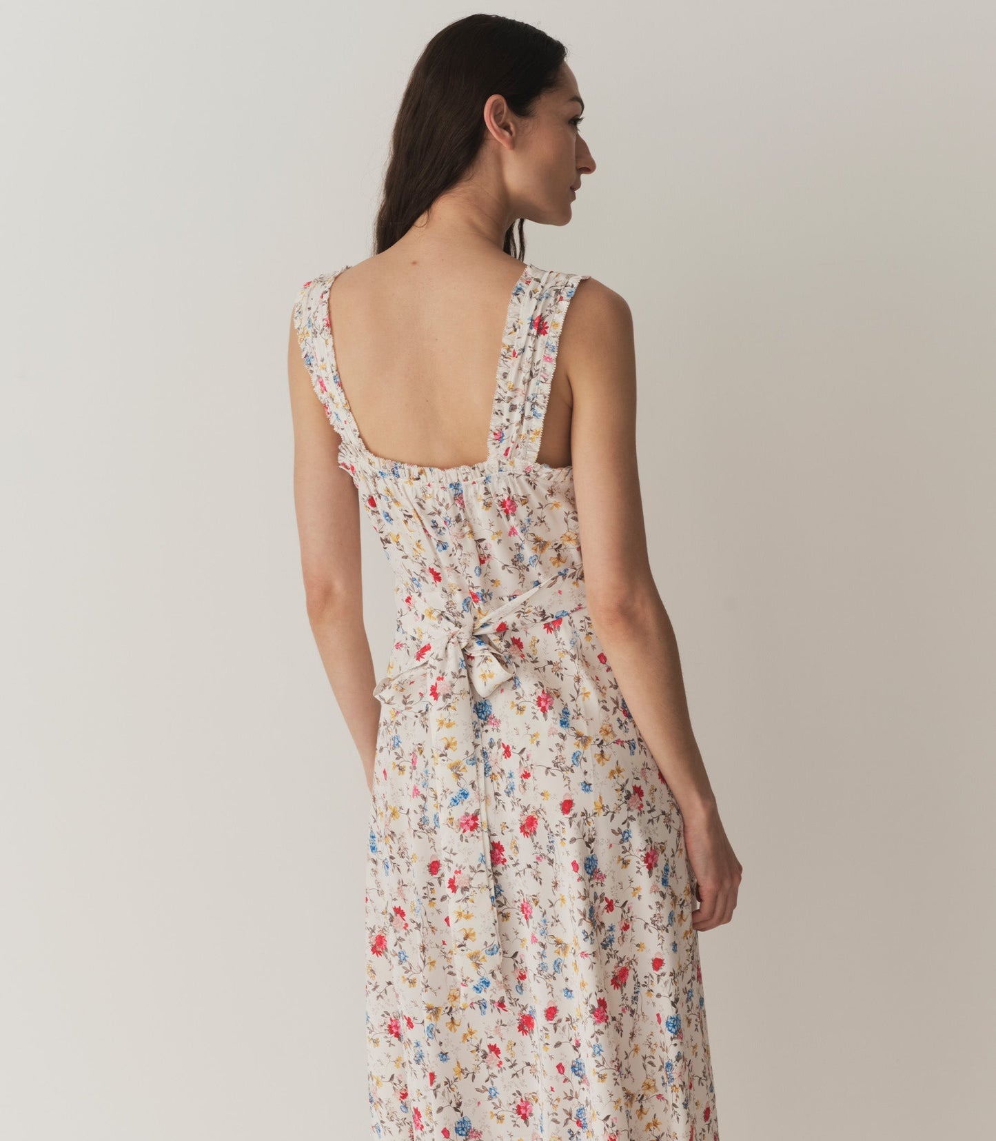 HMD -- ASCELLA DRESS -- BLANC FLOWERING MEADOW