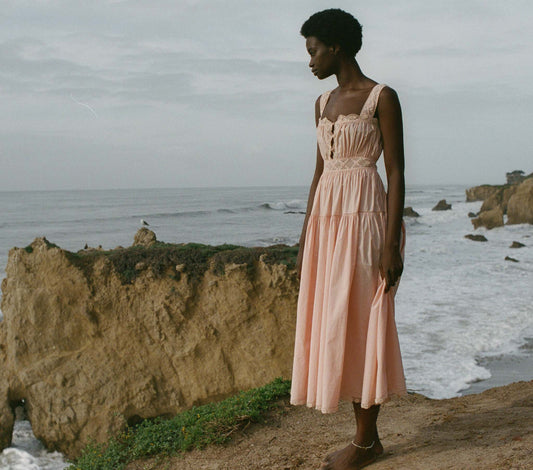 HMD -- AUGUSTINE DRESS -- CORAL SANDS