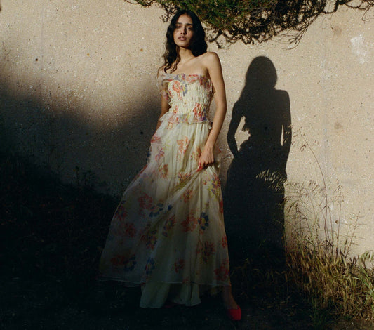 HMD -- AURELIE DRESS -- SWEET GARDENIA