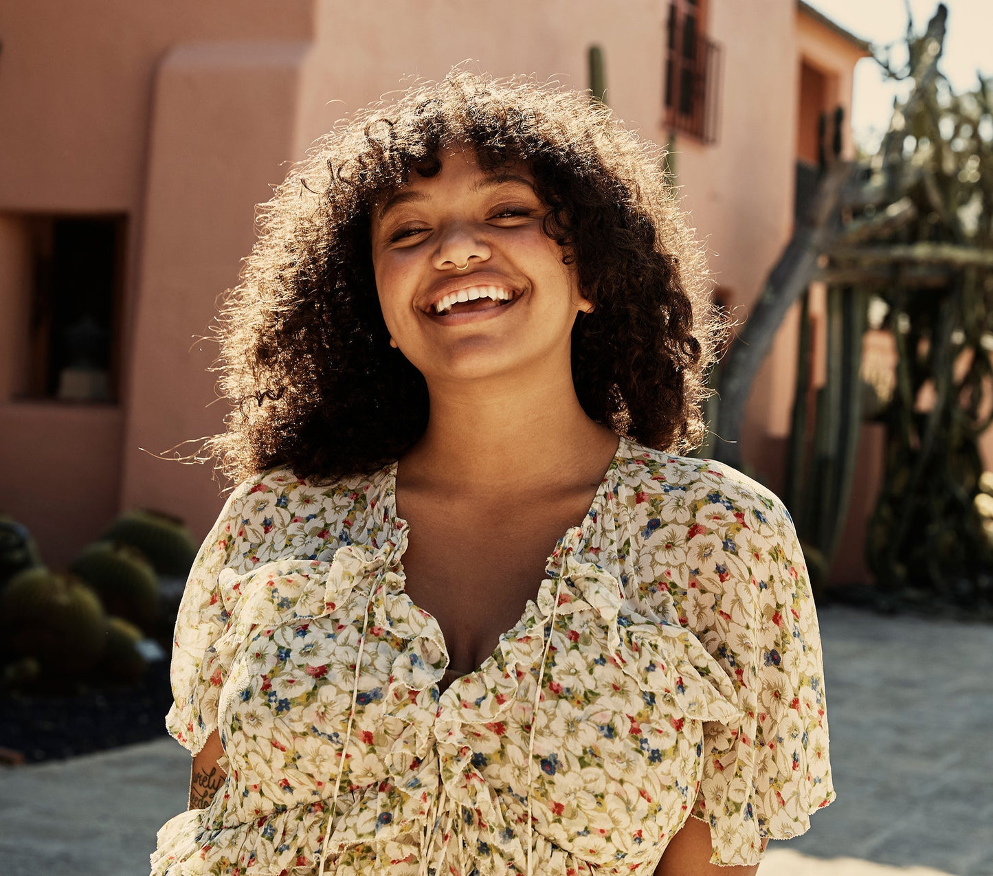 HMD -- ANTOINETTE DRESS -- YELLOW VICTORIA FLORAL