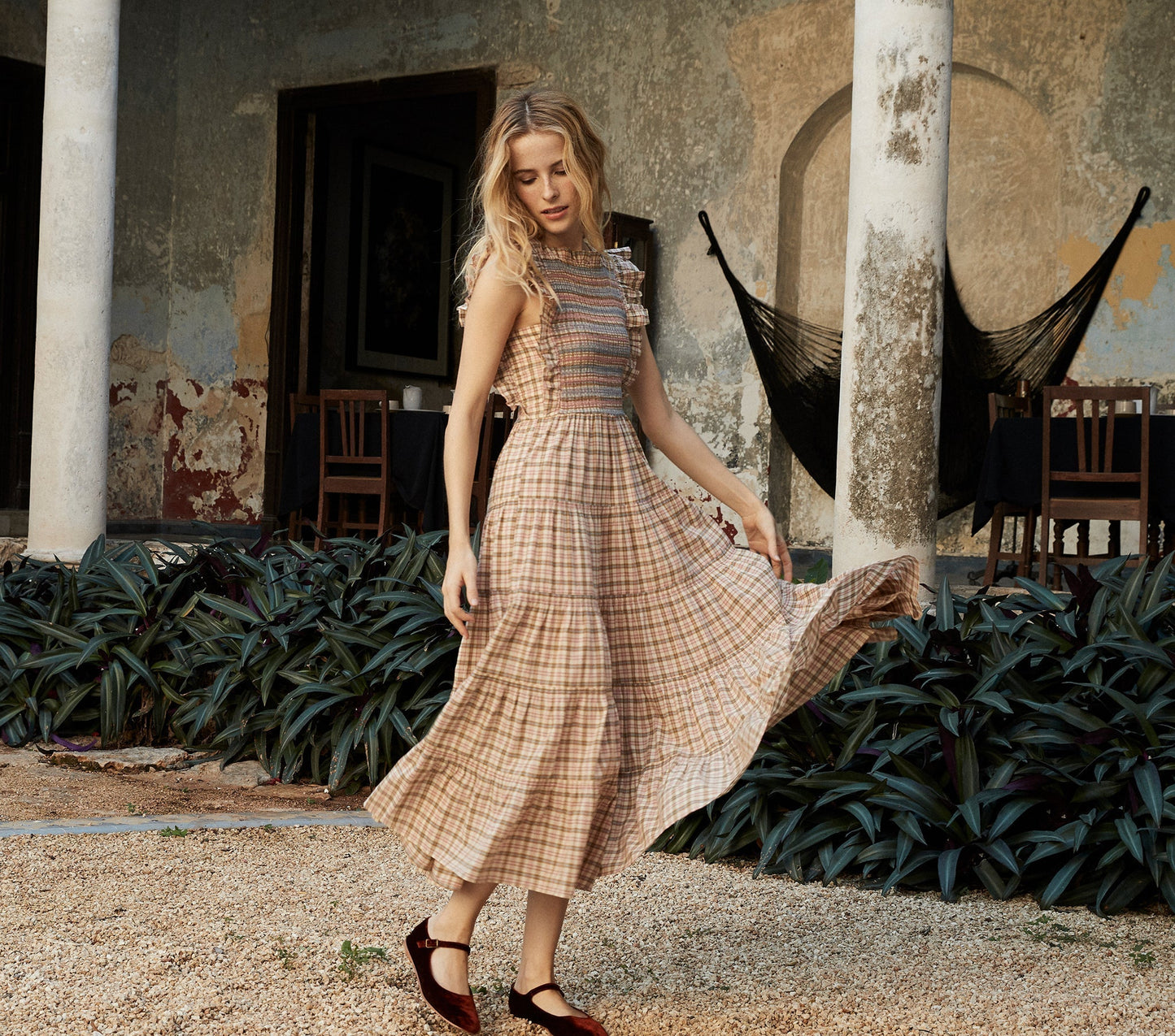 HMD -- ARBOR DRESS -- THE AUSTEN PLAID
