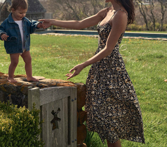 HMD -- BENOIT DRESS -- NOIR COLUMBIA STREET FLORAL