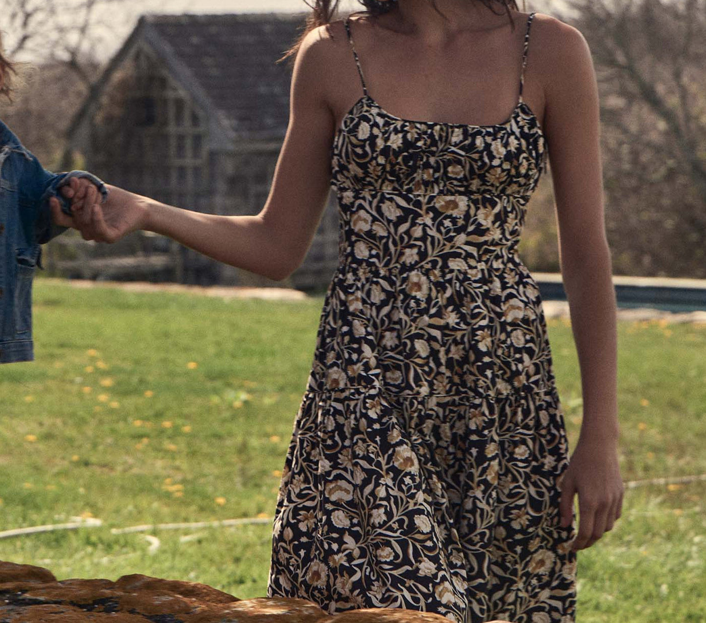 HMD -- BENOIT DRESS -- NOIR COLUMBIA STREET FLORAL