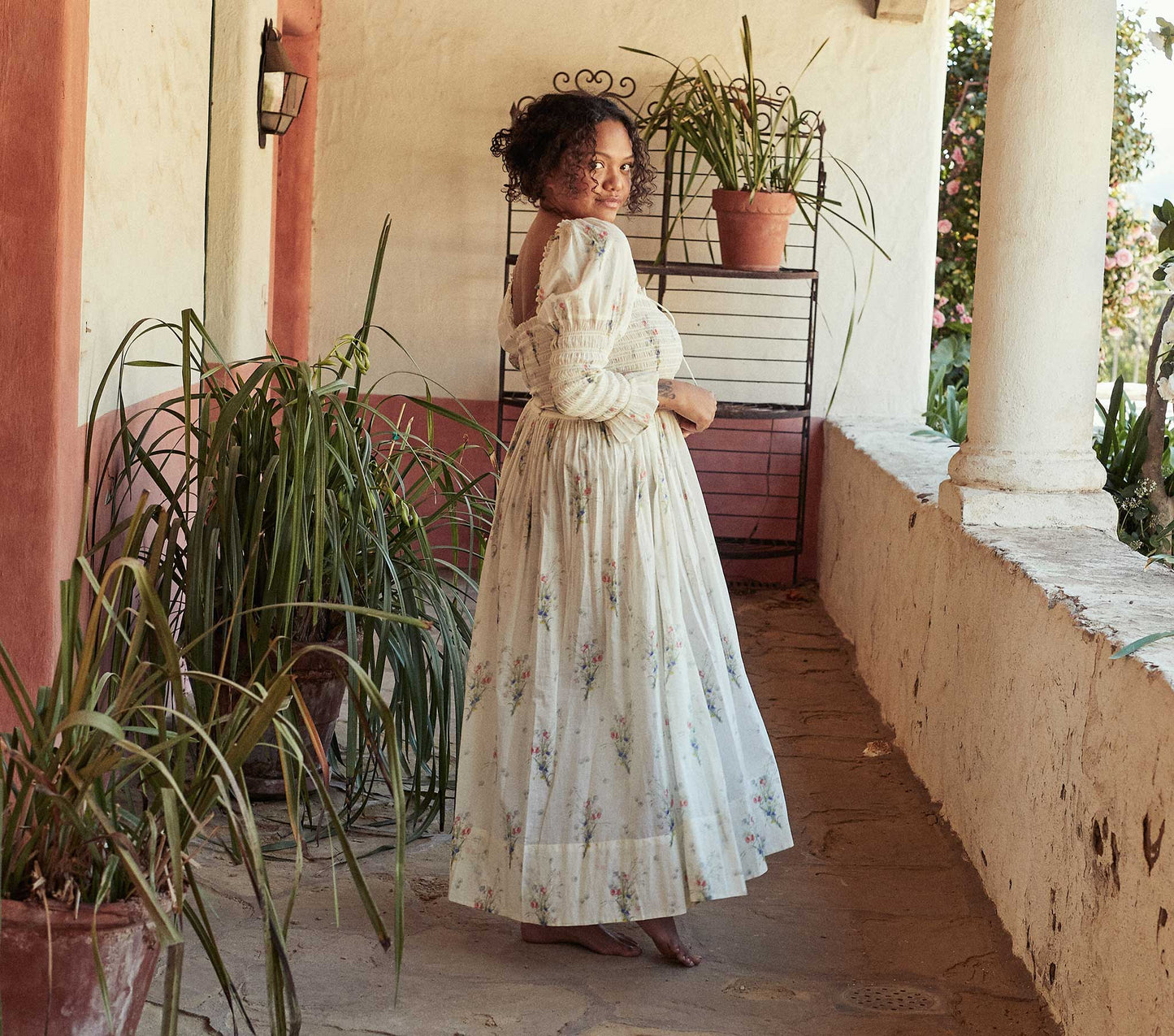 HMD -- BIJOU DRESS -- PAINTED BOUQUET