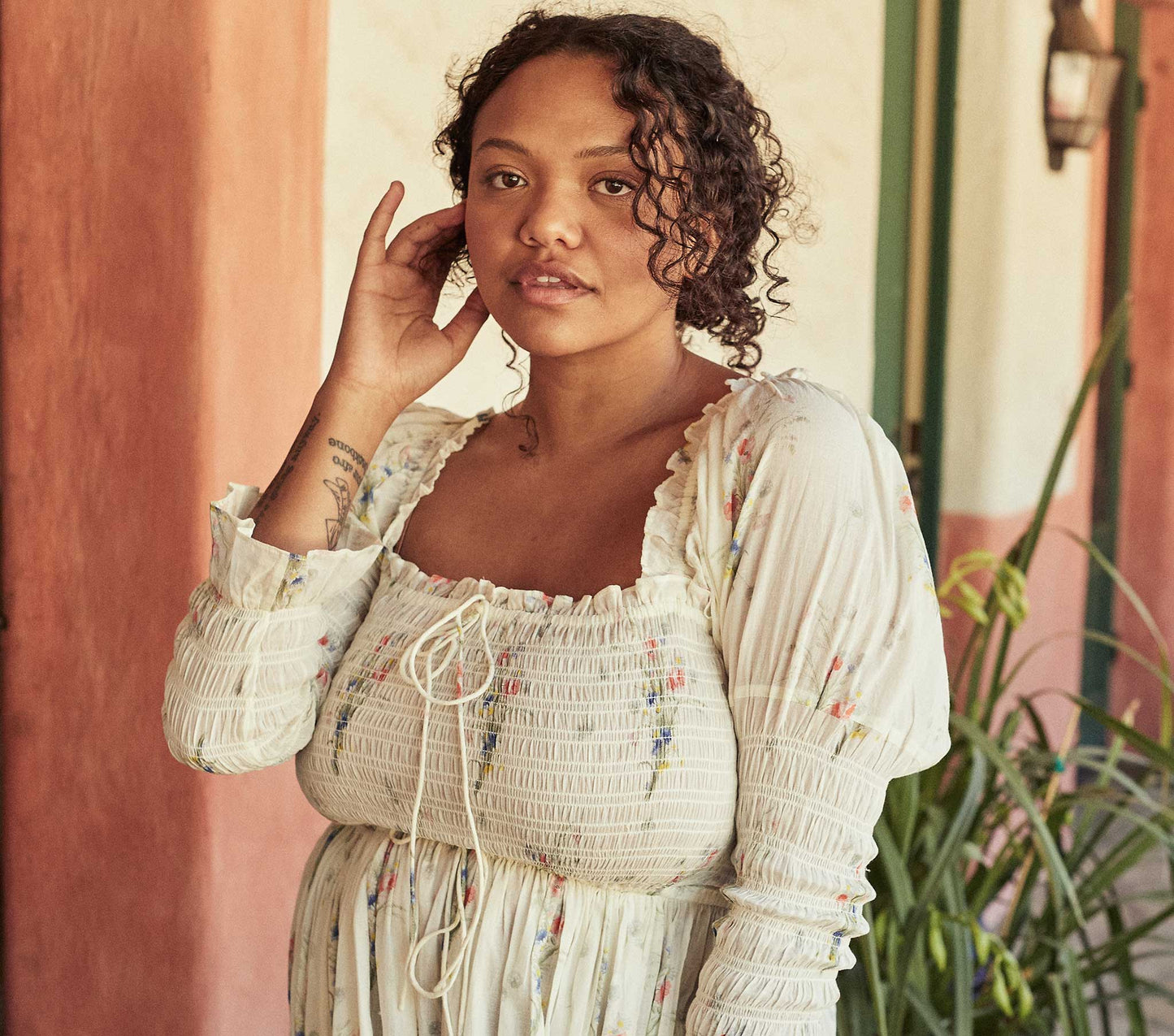 HMD -- BIJOU DRESS -- PAINTED BOUQUET