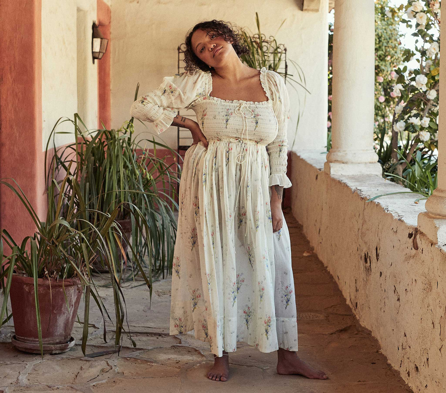 HMD -- BIJOU DRESS -- PAINTED BOUQUET