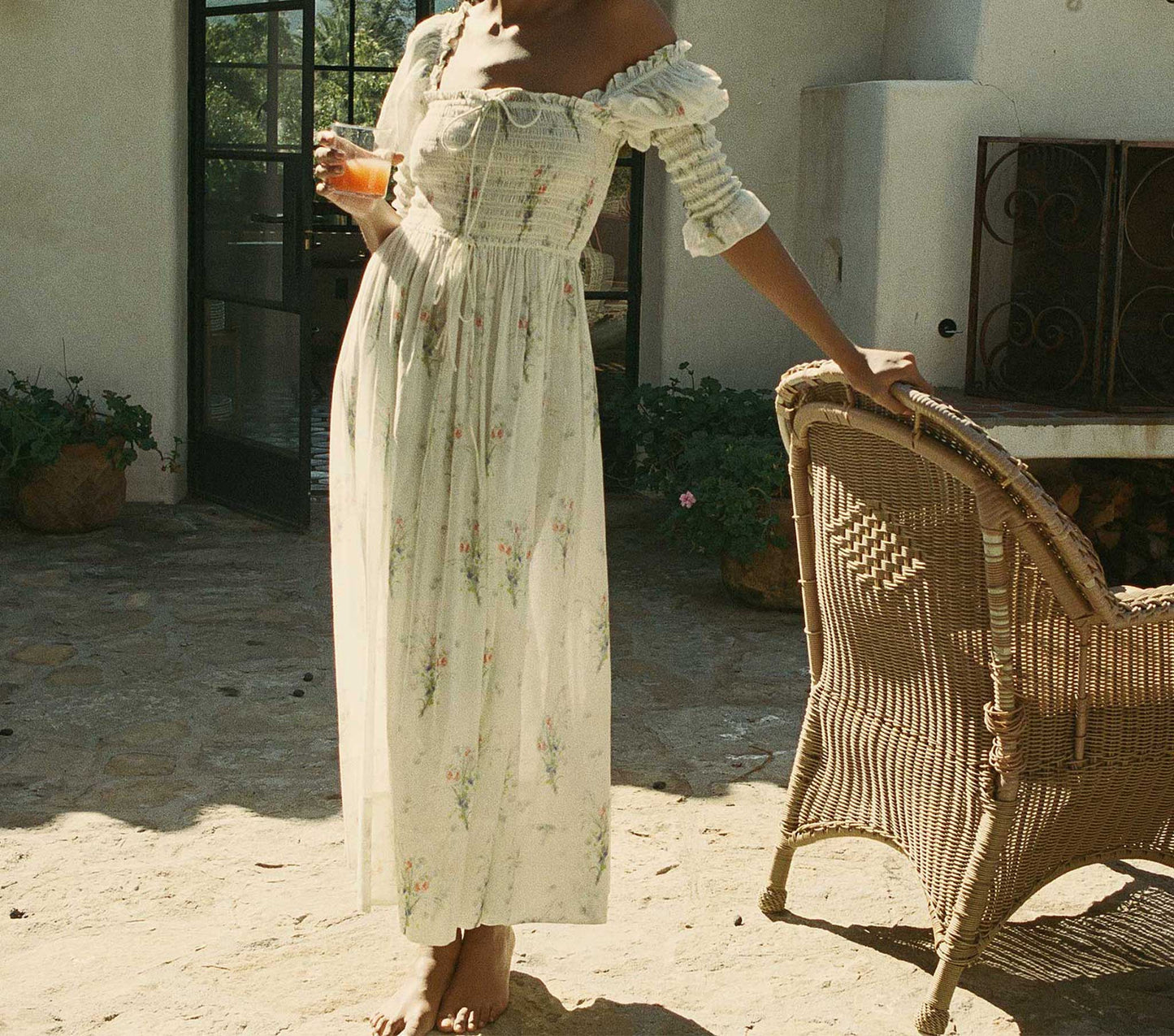 HMD -- BIJOU DRESS -- PAINTED BOUQUET