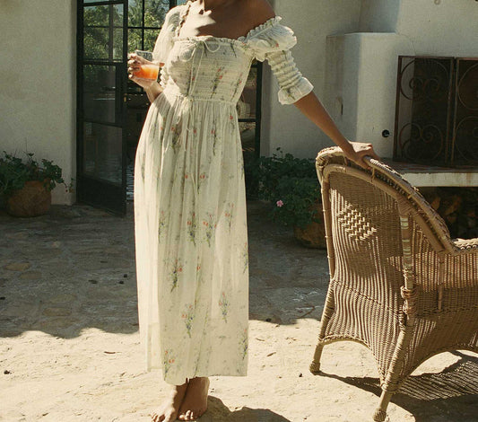 HMD -- BIJOU DRESS -- PAINTED BOUQUET