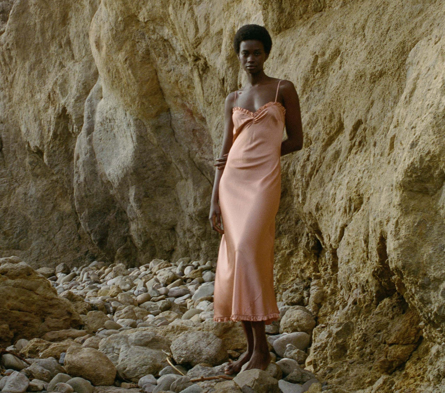 HMD -- CALSI DRESS -- PAPAYA