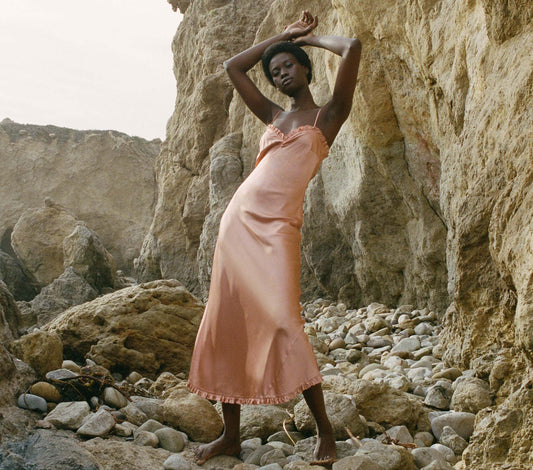 HMD -- CALSI DRESS -- PAPAYA