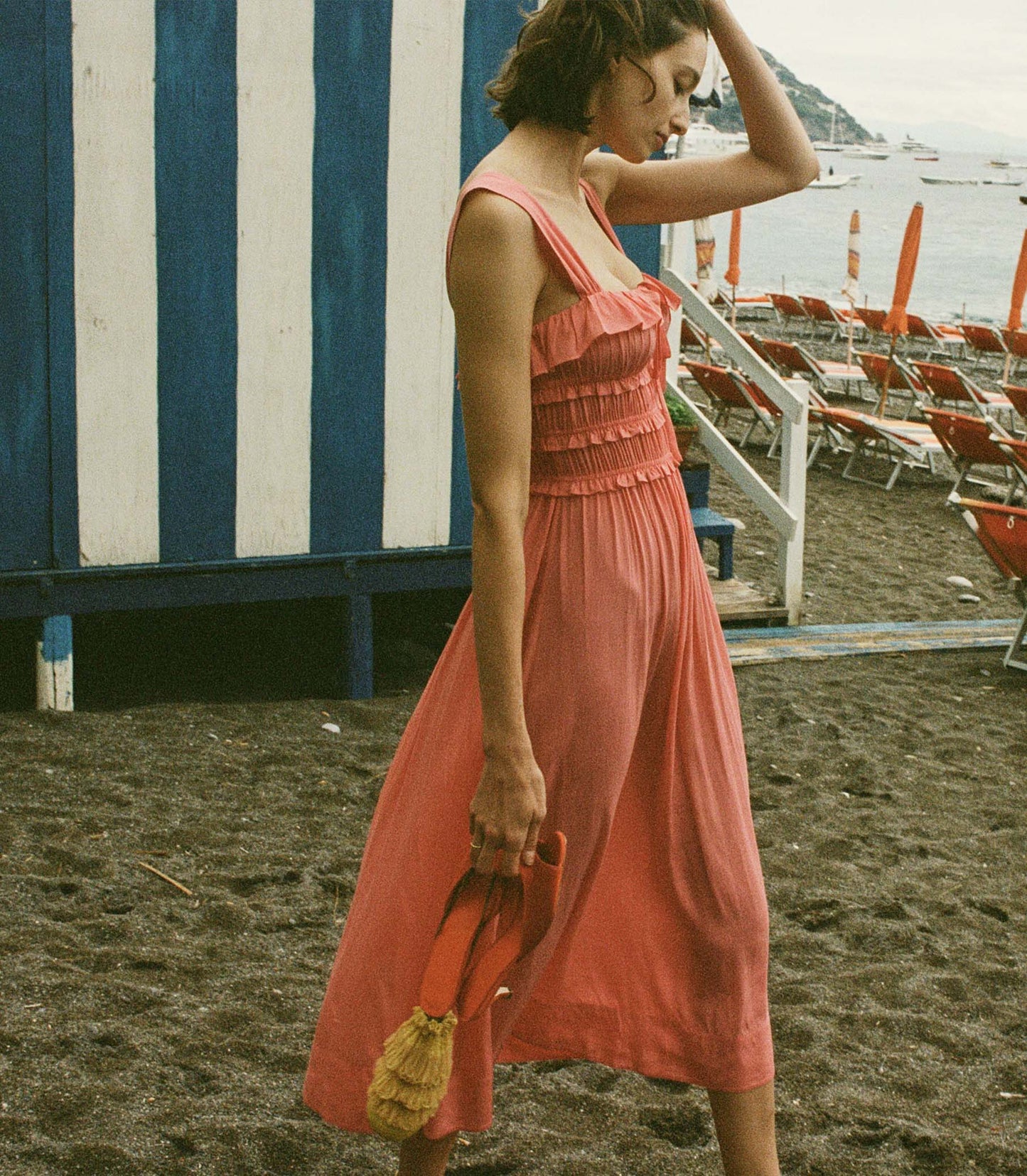 HMD -- CAROLYNN DRESS -- CORAL ROSE