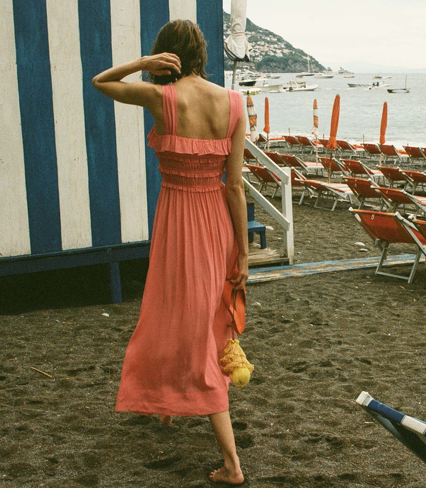 HMD -- CAROLYNN DRESS -- CORAL ROSE