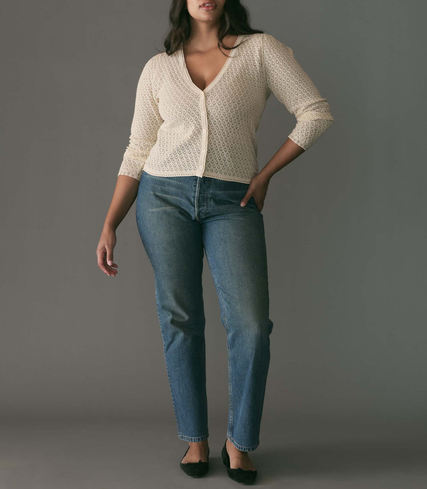 HMD -- CHANDEL CARDIGAN -- IVORY