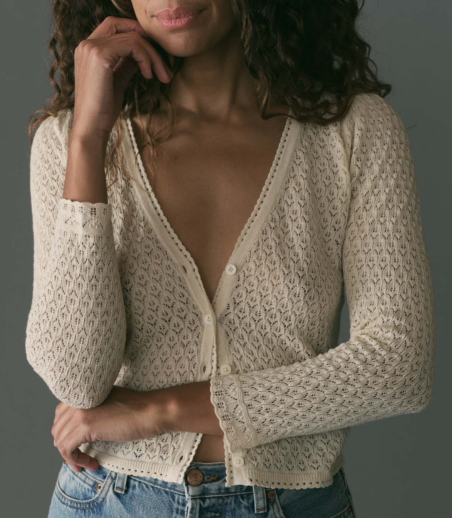 HMD -- CHANDEL CARDIGAN -- IVORY