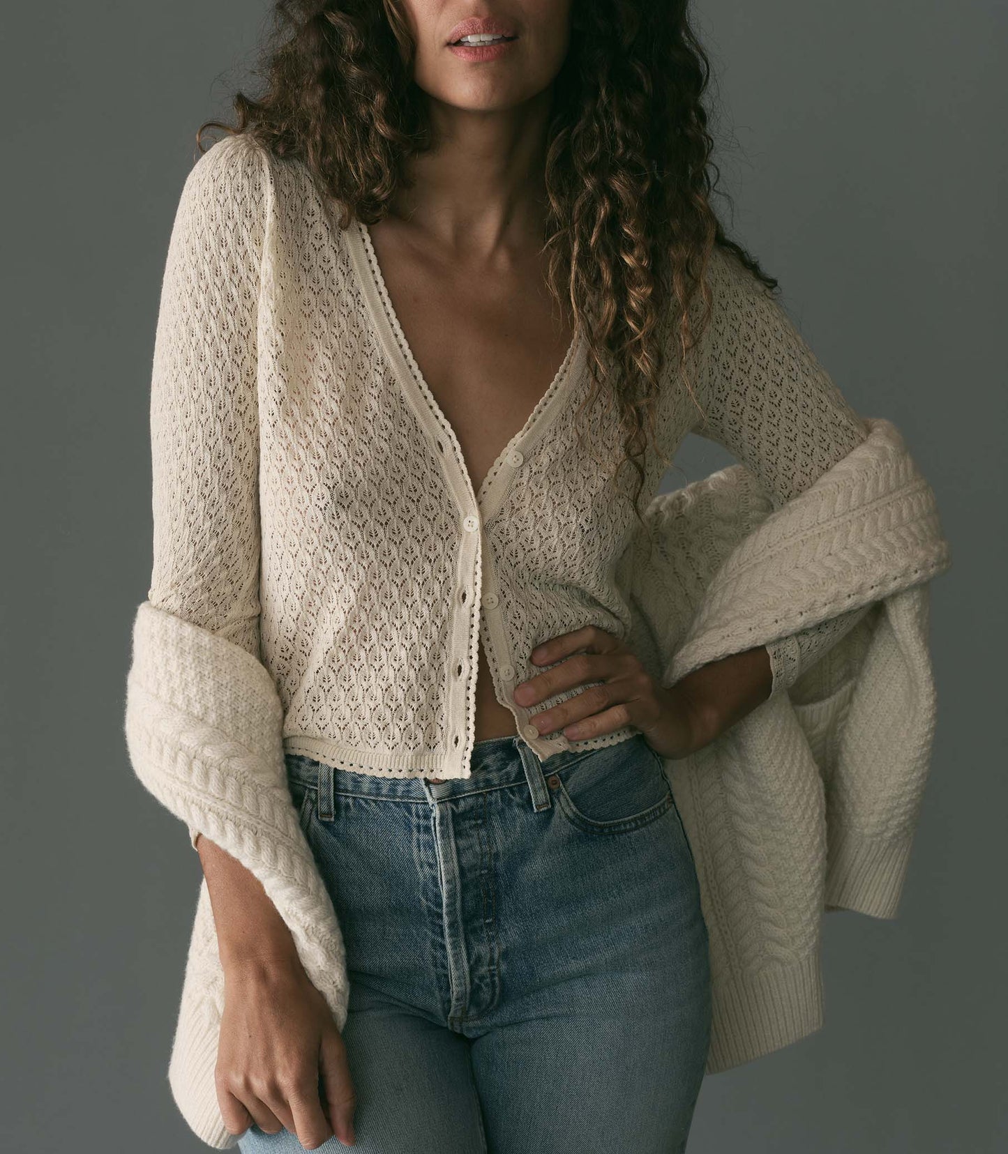 HMD -- CHANDEL CARDIGAN -- IVORY