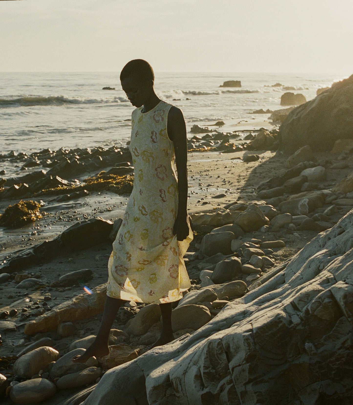 HMD -- CHANDRA DRESS -- CITRON ANEMONE BLOOM