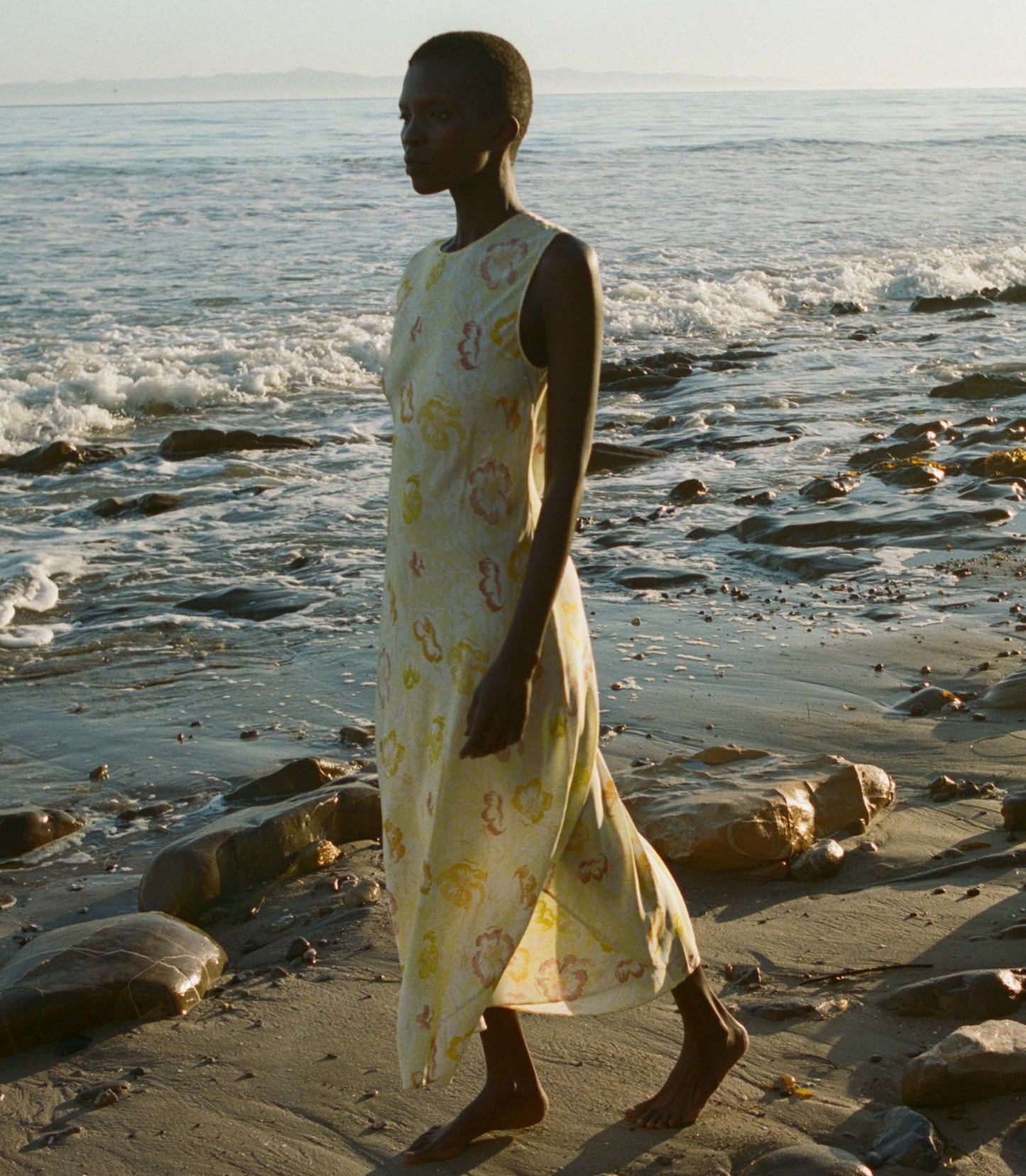 HMD -- CHANDRA DRESS -- CITRON ANEMONE BLOOM