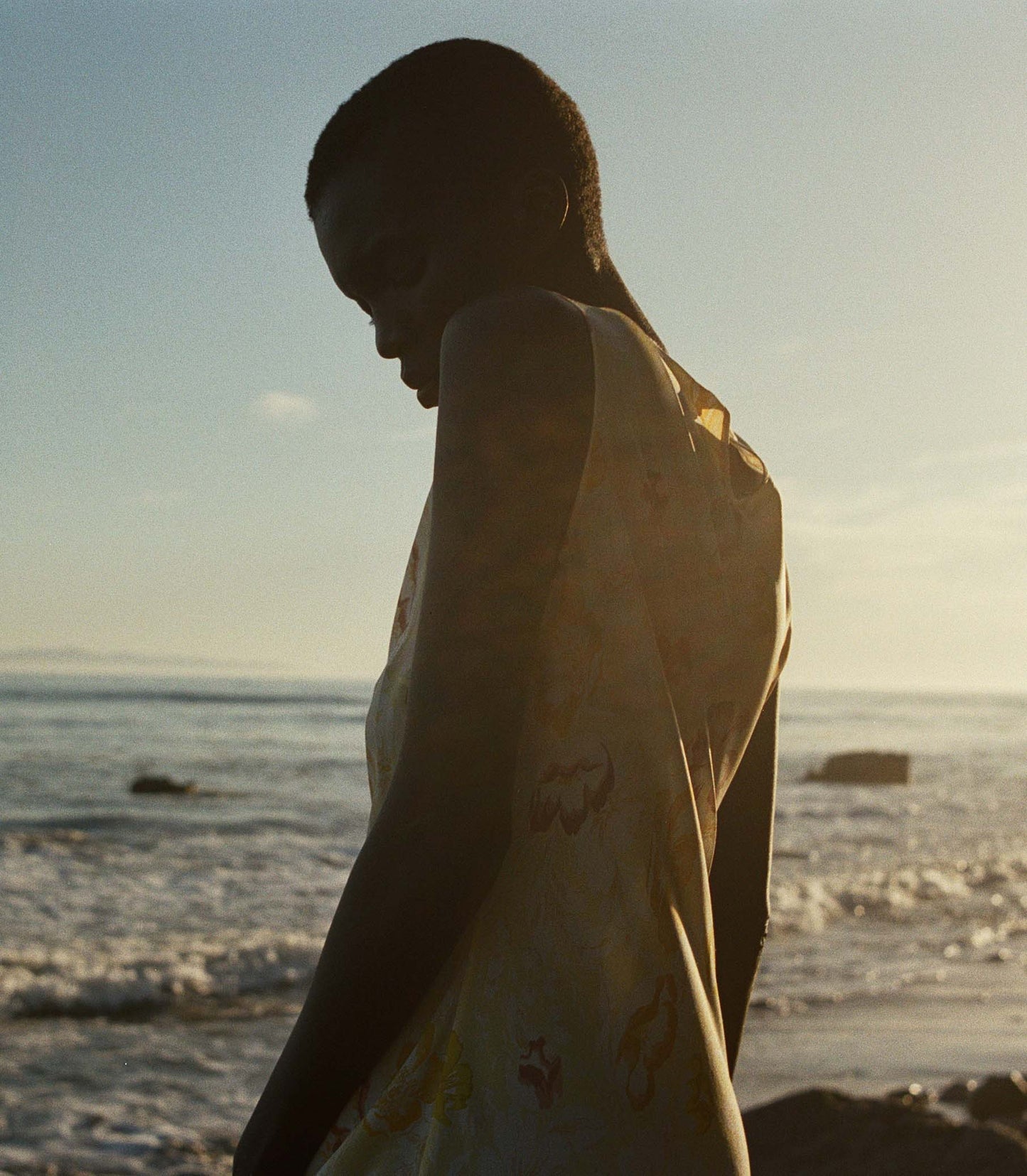 HMD -- CHANDRA DRESS -- CITRON ANEMONE BLOOM