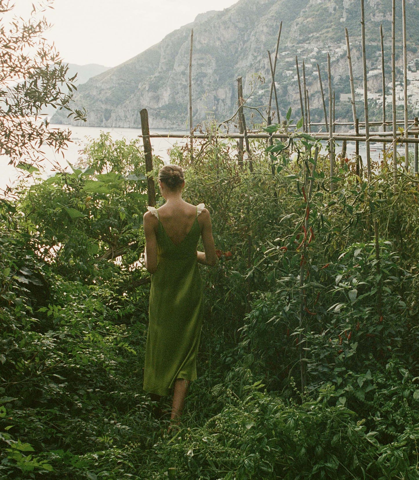 HMD -- CLAIRE DRESS -- CHARTREUSE