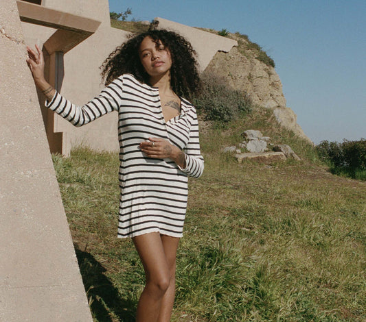 HMD -- COMO DRESS -- MARINA SAN SIMEON STRIPE
