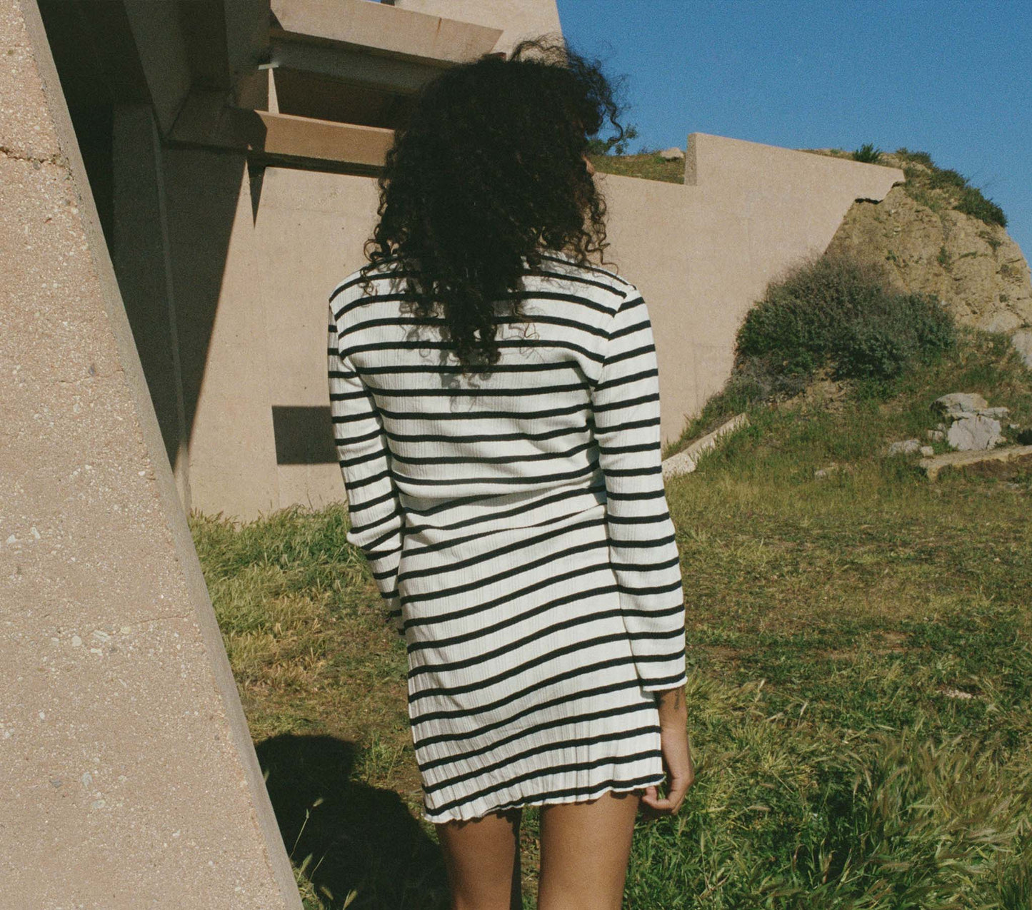 HMD -- COMO DRESS -- MARINA SAN SIMEON STRIPE