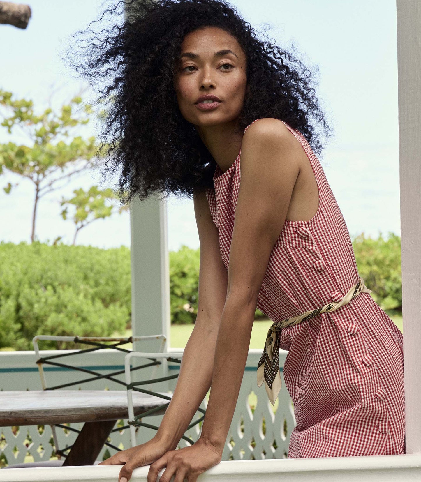 HMD -- CORALIE DRESS -- ROUGE LA MADDALENA GINGHAM