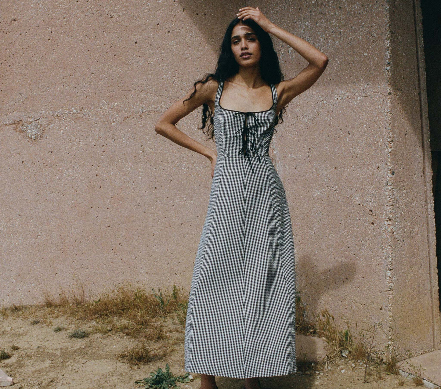 HMD -- DELANEY DRESS -- LA MADDALENA GINGHAM