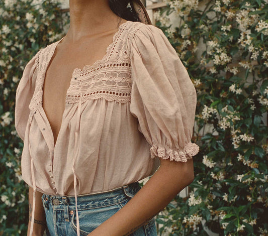 HMD -- ANNETH TOP -- SUNDRIED ROSE