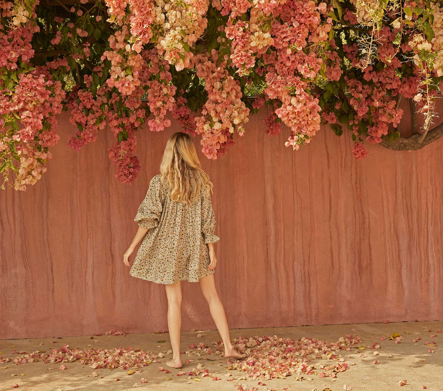 HMD -- DULCIE DRESS -- CREAM POPPY BELL FLORAL