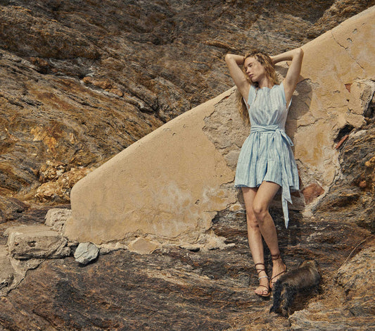 HMD -- CASSIA DRESS -- SAINT PIERRE STRIPE