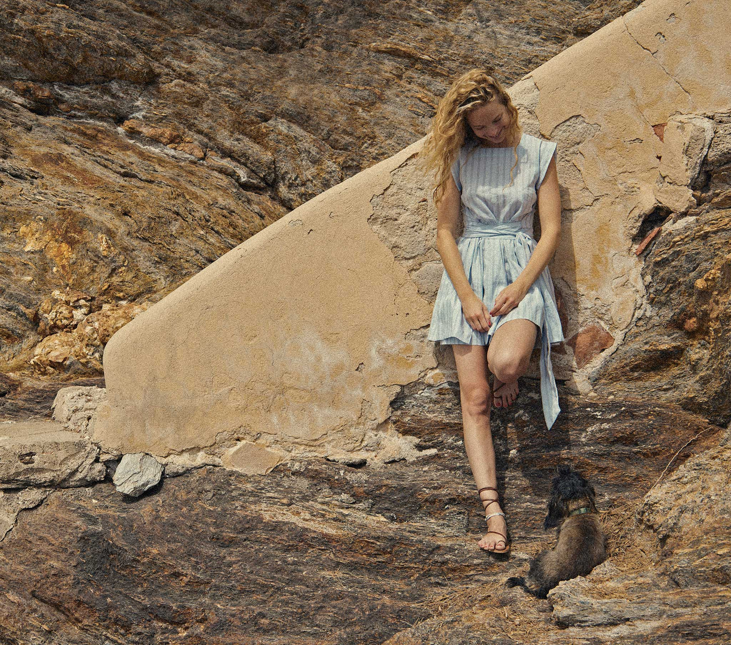 HMD -- CASSIA DRESS -- SAINT PIERRE STRIPE