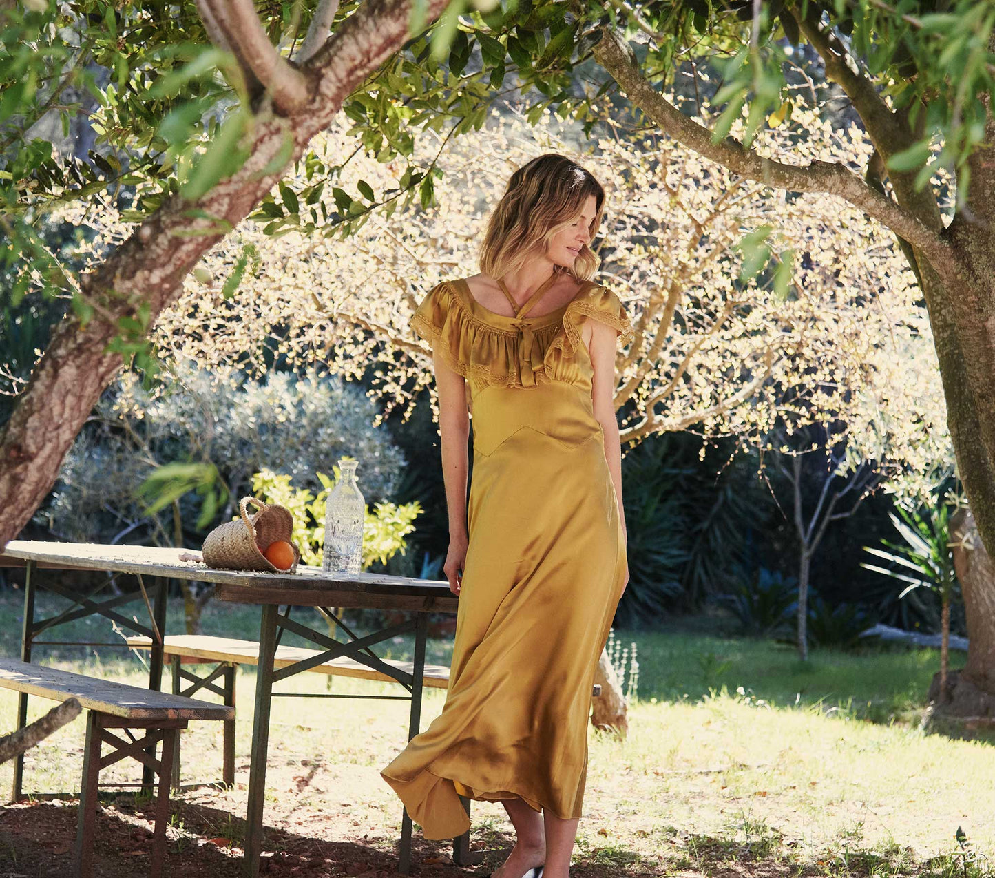 HMD -- SICILIA DRESS -- WHEAT