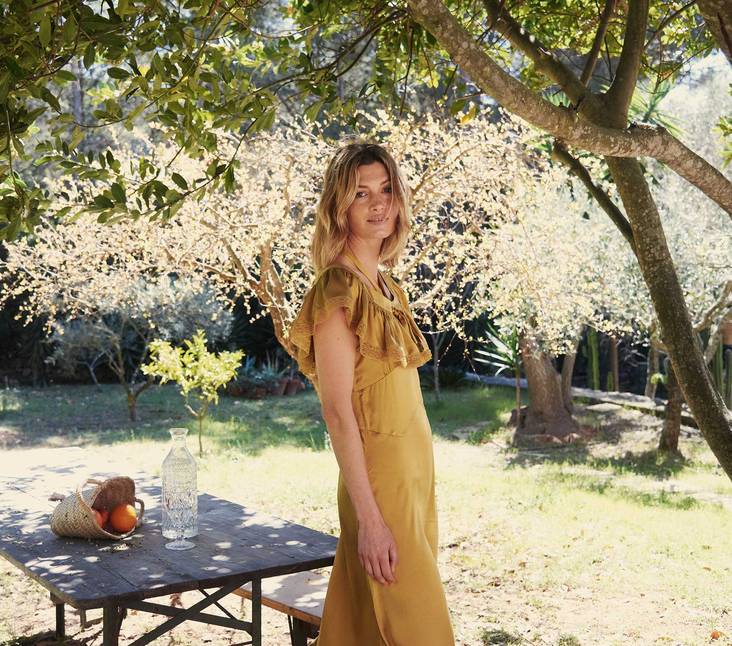 HMD -- SICILIA DRESS -- WHEAT