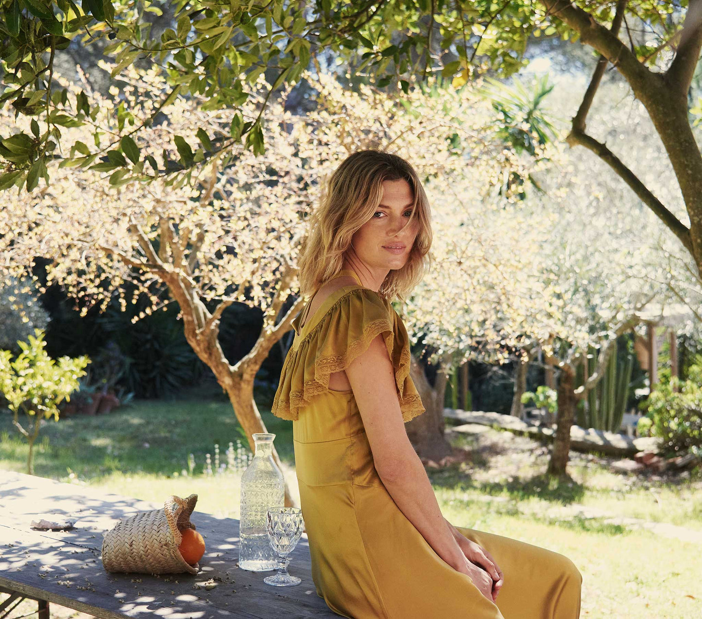 HMD -- SICILIA DRESS -- WHEAT