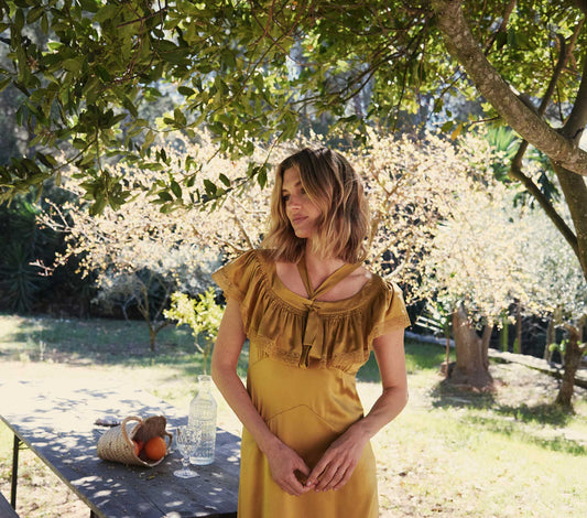 HMD -- SICILIA DRESS -- WHEAT