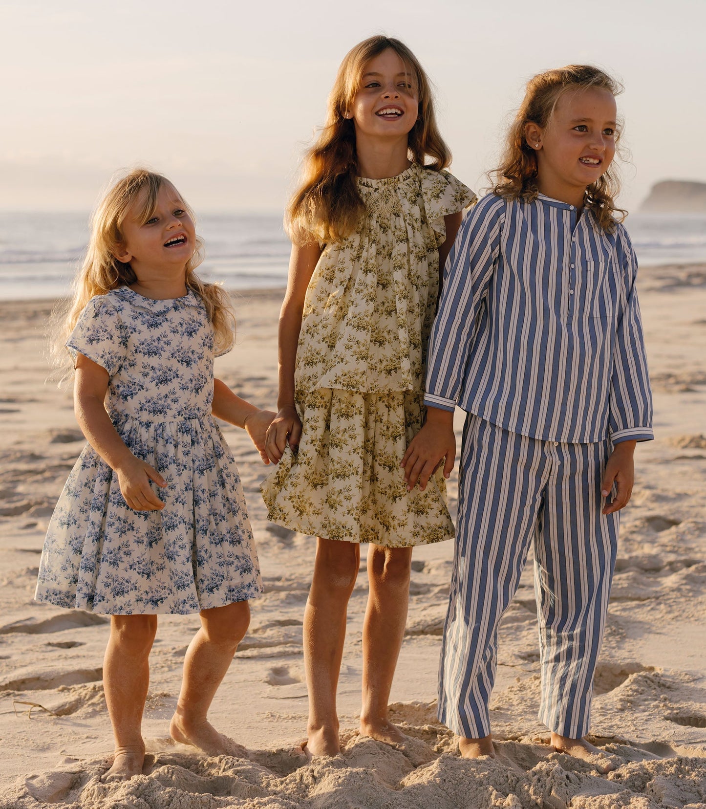 DUA DRESS -- BLEU ROSIER FLORAL