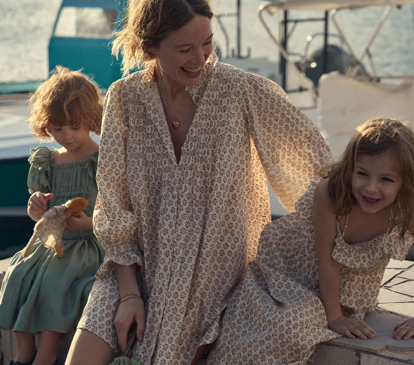 HMD -- DULCIE DRESS -- SPRING ELDERBERRY FLORAL