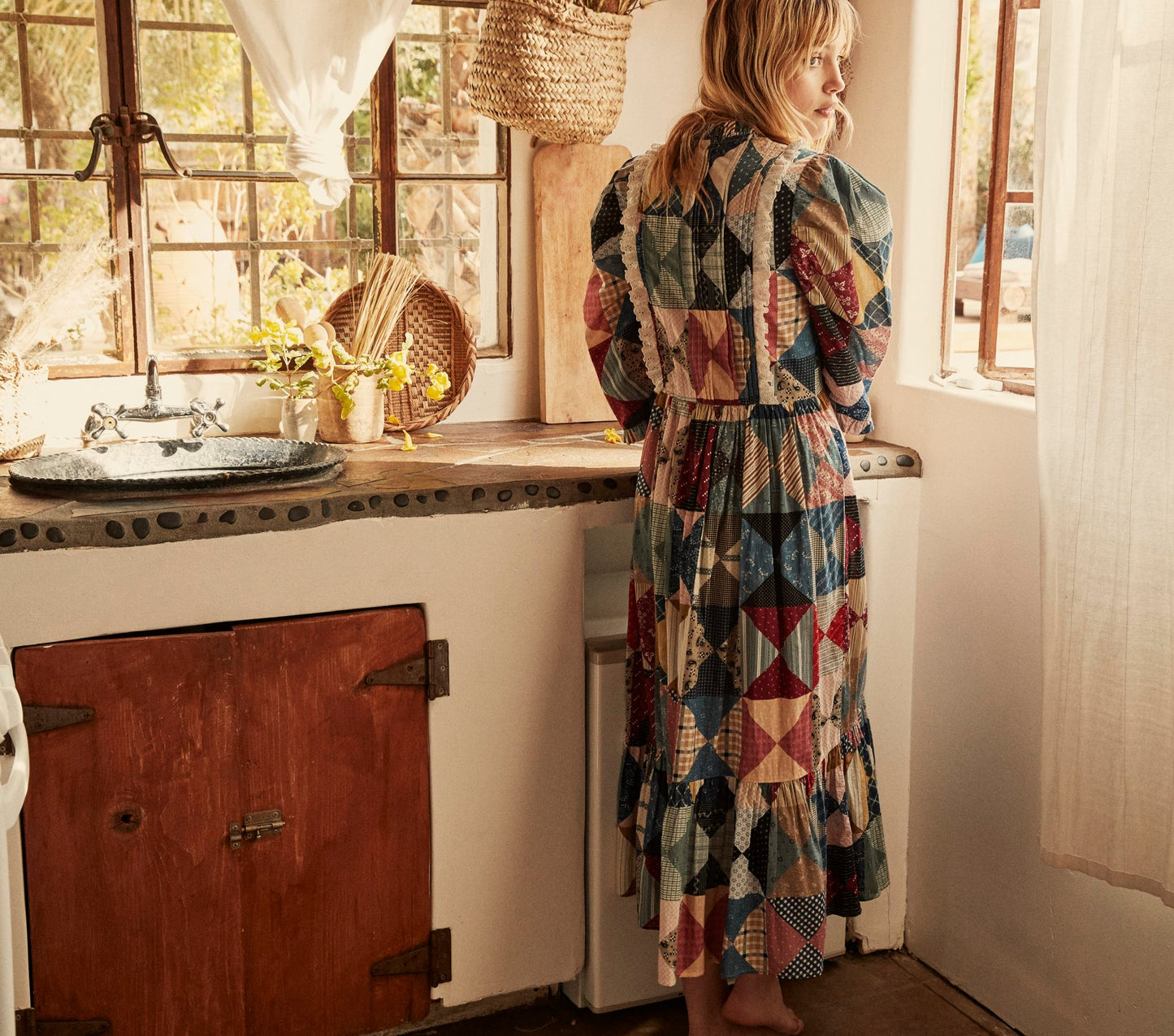 HMD -- DARBY DRESS -- PATCHWORK PRINT