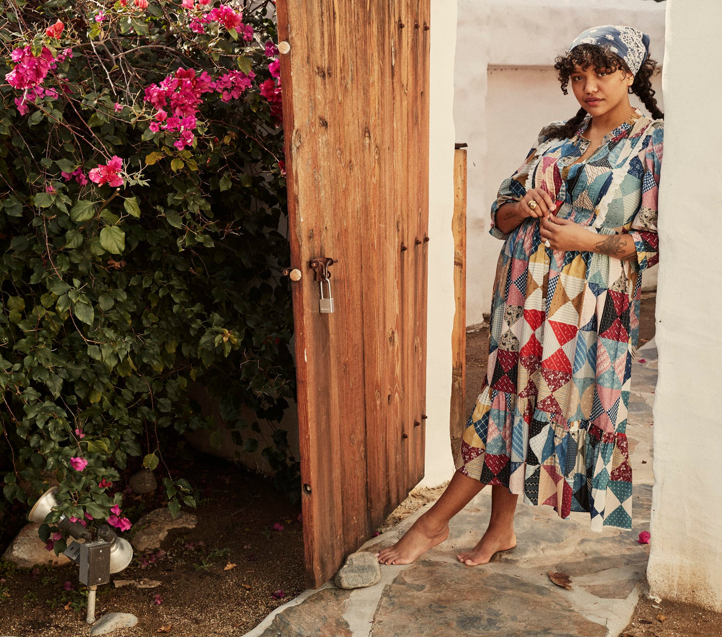 HMD -- DARBY DRESS -- PATCHWORK PRINT