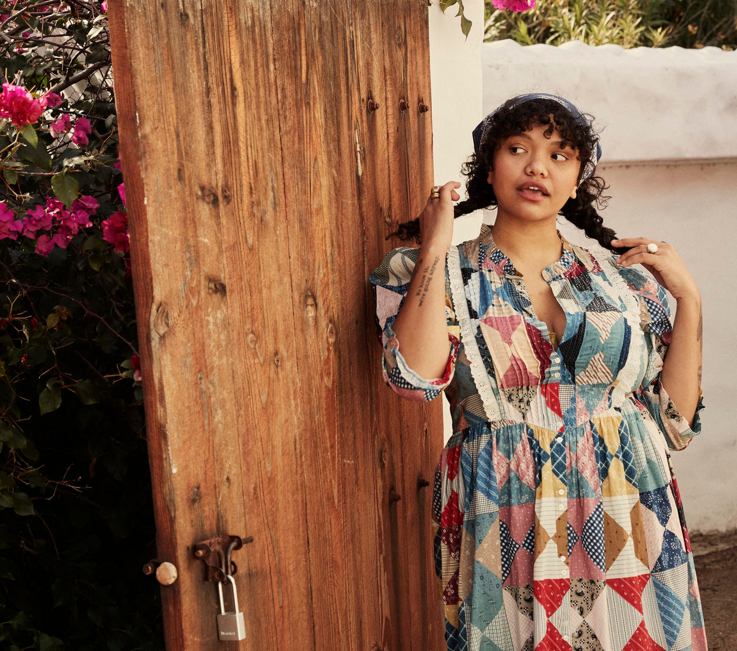 HMD -- DARBY DRESS -- PATCHWORK PRINT