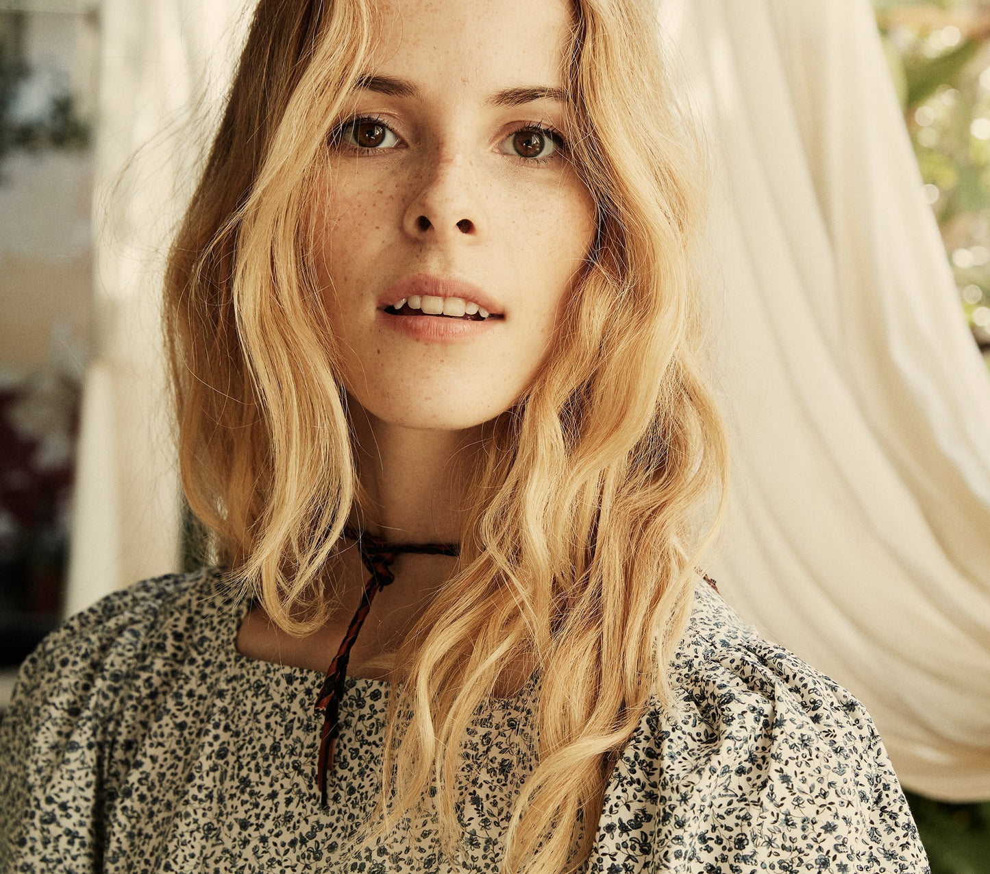 HMD -- DUNE DRESS -- NAVY CHAMPIGNON FLORAL